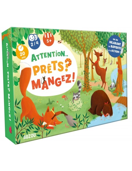 Attention… Prêts? Mangez! - Jeux enfants - Auzou