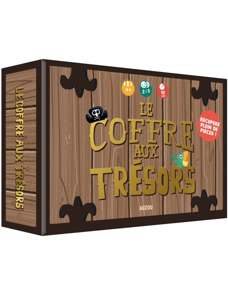 Le coffre aux tresors - Récupère plein de pieces ! - Auzou
