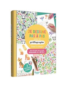 Je dessine pas à pas avec le griffographe - Dans la jungle - Auzou