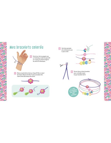 Mes pétillants bracelets Pop et Fluos - Auzou