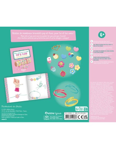 Mes pétillants bracelets Pop et Fluos - Auzou