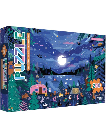 Puzzle nuit étoilée - Auzou