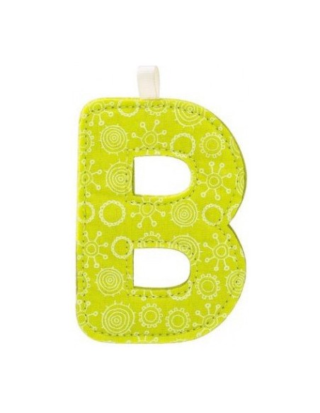 B lettre en tissu