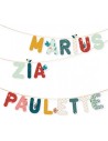 B lettre en tissu