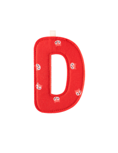 D lettre en tissu