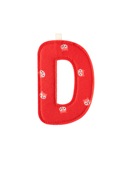 D lettre en tissu