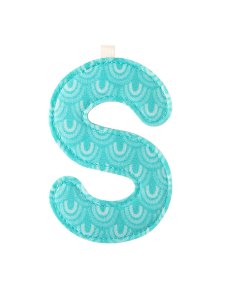 S lettre en tissu