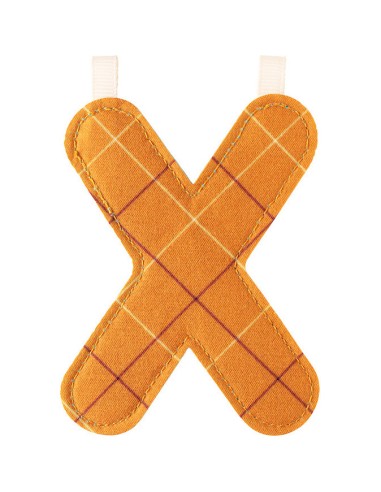 X lettre en tissu X lettre en tissu