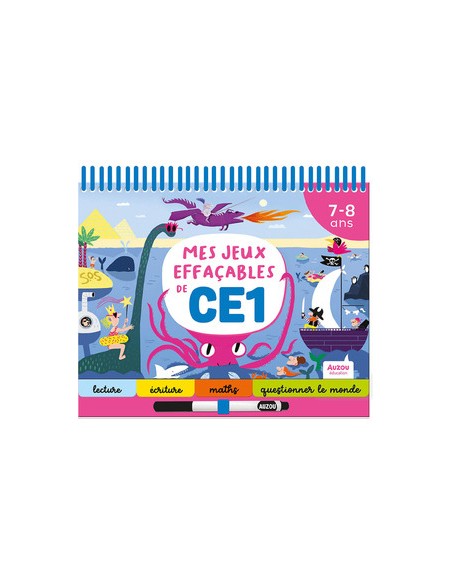 Mes Jeux Effacables De CE1 - Auzou