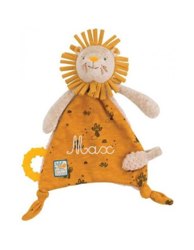Countreur de lion avec porte-tétine - couette - Sous mon Baobab - Moulin Roty