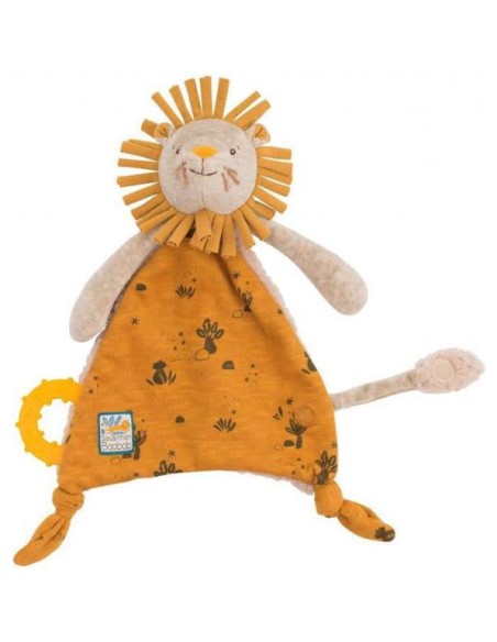 Countreur de lion avec porte-tétine - couette - Sous mon Baobab - Moulin Roty