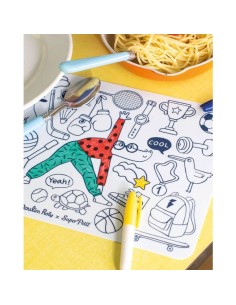Mini set à colorier et 4 feutres Les Loufoques - Moulin Roty 2