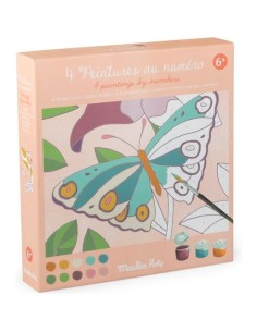 Peintures au numéro Les Rosalies - Activité créative - Moulin Roty