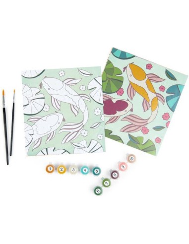 Peintures au numéro Les Rosalies - Activité créative - Moulin Roty