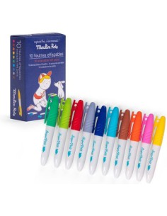 10 feutres effaçable Super Petit - Moulin Roty
