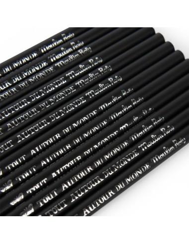 12 crayons de couleur multicolores Tout Autour du Monde - Moulin Roty