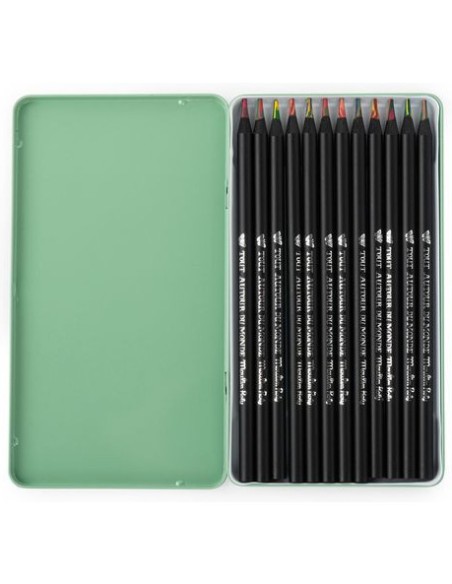12 crayons de couleur multicolores Tout Autour du Monde - Moulin Roty