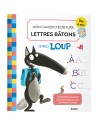 Mon cahier d'écriture lettres bâtons avec loup - Auzou