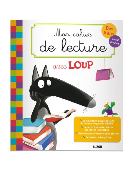 Mon cahier de lecture avec loup - Auzou