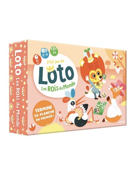 P'tit jeu de loto - Les Rois du Monde - Auzou