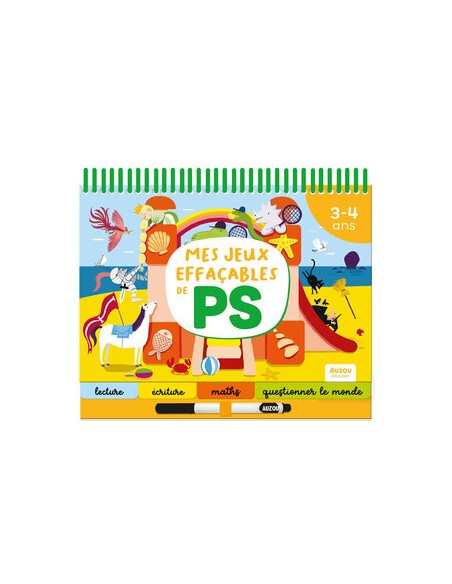 Mes Jeux Effacables De Ps - Auzou