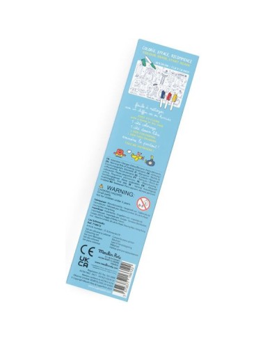 Mini set à colorier et 4 feutres Les Schmouks - Moulin Roty