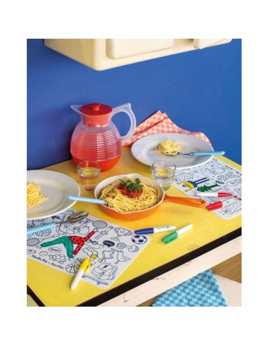 Mini set à colorier et 4 feutres Les Schmouks - Moulin Roty