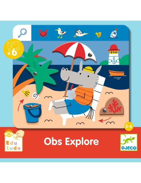 Obs Explore - Jeu éducatif Eduludo - Djeco