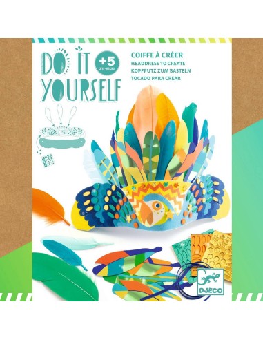 Coiffe à créer Carnaval de Rio Diy - Djeco
