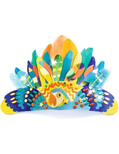 Coiffe à créer Carnaval de Rio Diy - Djeco