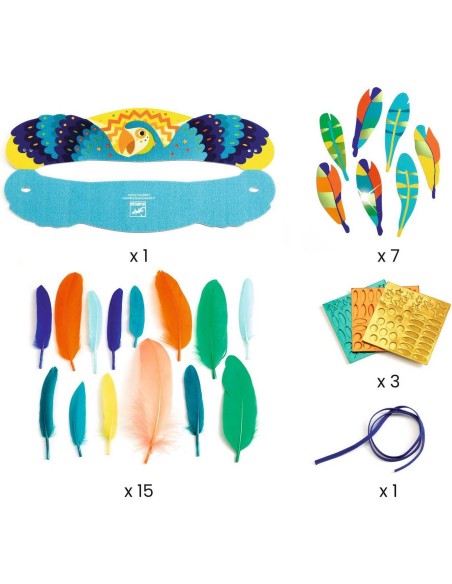Coiffe à créer Carnaval de Rio Diy - Djeco