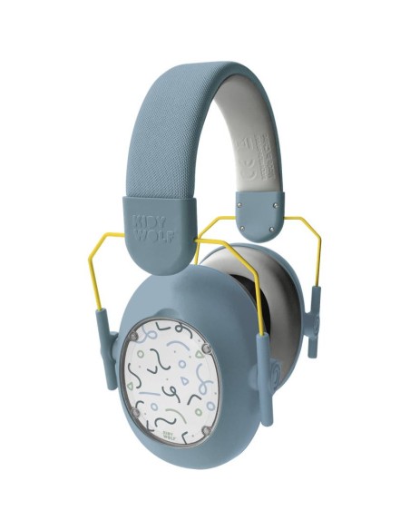 Casque anti-bruit enfant personnalisable - Bleu - Kidywolf