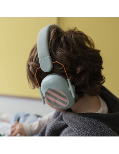 Casque antibruit enfant Kidynoise Vert personnalisable - Kidywolf