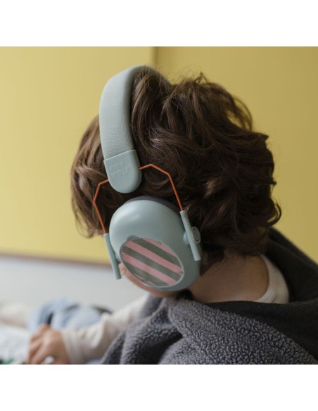 Casque antibruit enfant Kidynoise Vert personnalisable - Kidywolf