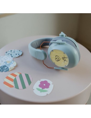 Casque antibruit enfant Kidynoise Vert personnalisable - Kidywolf