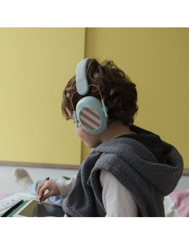 Casque antibruit enfant Kidynoise Vert personnalisable - Kidywolf