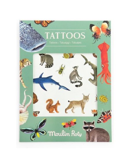 Tatouages Tout autour du monde - Activité enfant - Moulin Roty