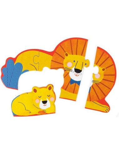 Puzzles évolutifs animaux Les Toupitis - Moulin Roty