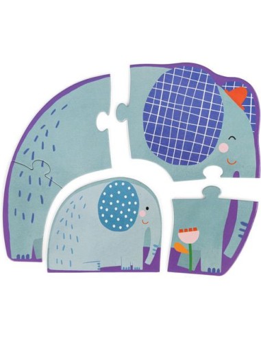 Puzzles évolutifs animaux Les Toupitis - Moulin Roty