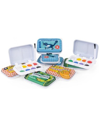 Mini palette aquarelle verte - Papeterie enfant - Moulin Roty