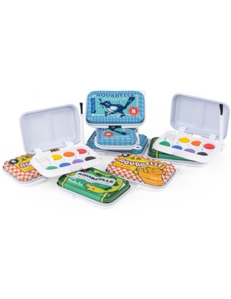 Mini palette aquarelle verte - Papeterie enfant - Moulin Roty