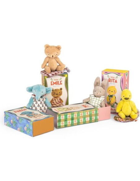 Bébé Emile le petit ours Les Minouchkas - Moulin Roty