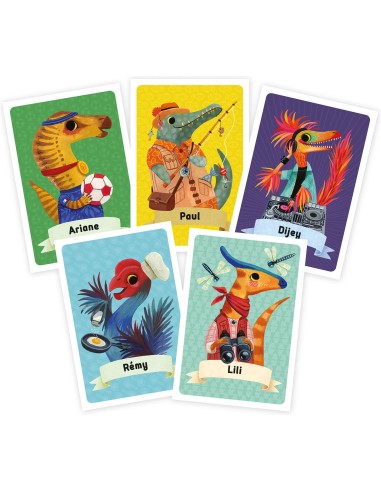 Jeu de Mistigri - Dinosaures - Jeux enfants - Auzou