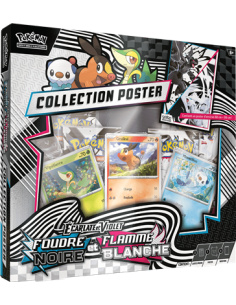 Pokémon: Coffret Poster Foudre Noire et Flamme Blanche