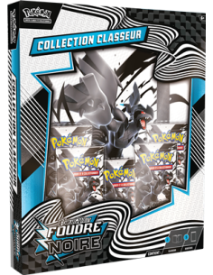 Pokémon : Portfolio(A4) + 5 boosters Foudre Noire