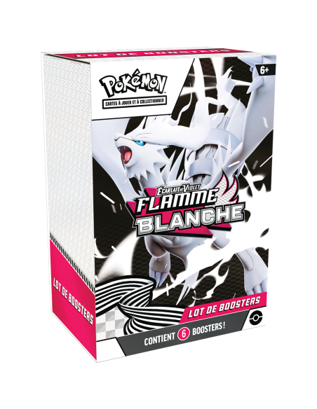 Bundle - 6 boosters Flamme Blanche - Pokémon