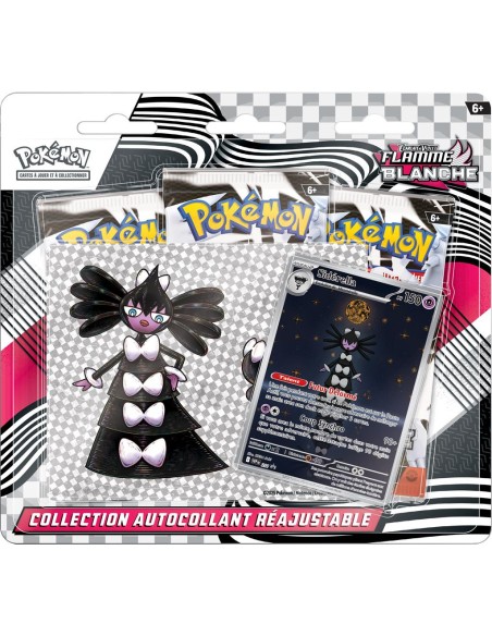 : Tech Sticker 3-Pack Flamme Blanche - Pokémon