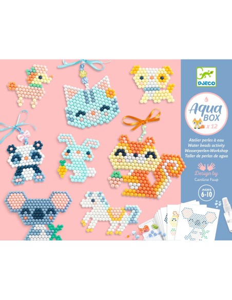 Aqua box - Fourrures - perles à eau - Djeco