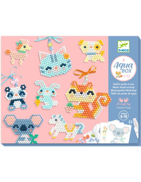 Aqua box - Fourrures - perles à eau - Djeco