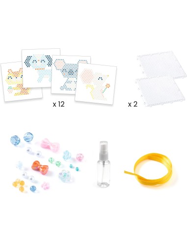 Aqua box - Fourrures - perles à eau - Djeco